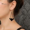 Detailed Alloy Halloween Charms 1 Pair Earrings for Women, Skeleton Spider Pumpkin Stylish Gothic Jewelry Parties Ghost Bat Dangle Earrings,