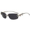 Ins Korean Fashion Y2k Rimless Sunglasses Women Luxury Brand Square Sun Glasses Personality Punk Eyeglasses Female Eyewear
