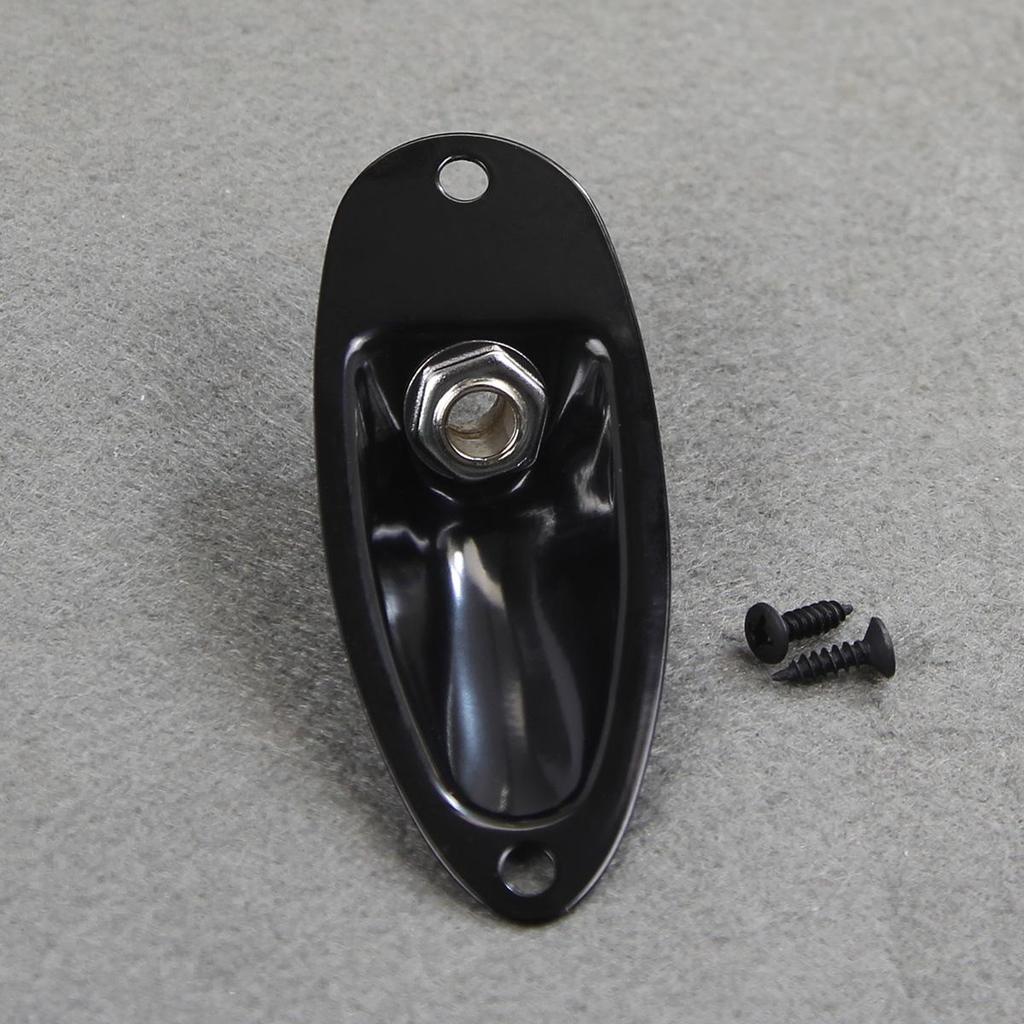 1pcs Boat Style Jack Guitar Output Jack Socket 1/4" 6.35mm For ST Electric Guitar