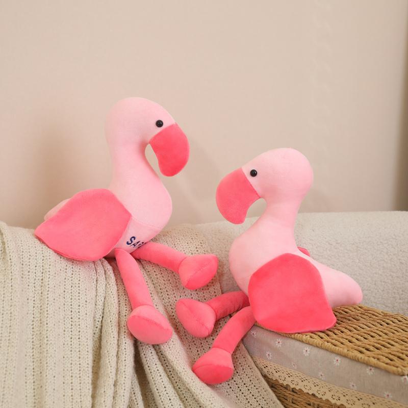 15cm/25cm Cute Pink Flamingo Plush Toys Soft Cartoon Flamingo for Kids&Girlfriend Holiday Birthday Xmas Gifts Home Decor
