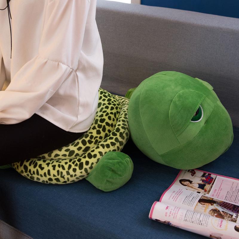 Marine creature cross-border doll big sea turtle doll plush toy aquarium turtle throw pillow doll for children