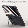 Case For iPhone Duo Fold Case Lens Mount Stand Protective Back Cover For MagSafe Magnetic Wireless Charging Phone Shell Funda