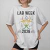Graphic Printing Lab Crew Lab Week 2026  T Shirt for Unisex Women  Pure Cotton Tshirts Short Sleeve Clothing