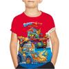 Superzings 7 Chłopięce ubrania T-shirt Nowe letnie ubrania Ubrania dziecięce Bluzki Koszulki z krótkim rękawem Koszulki z kreskówek dla dzieci