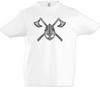 Viking Helmet & Axes Boys Kids Boys T-Shirt Vikings Axe Valhalla Odin Odhin Norsemen