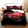 Set Biancheria da Letto Auto da Corsa Formula 3D per Bambini Set Copripiumino con Federa Singolo Matrimoniale Queen King Biancheria da Letto per Ragazzi Ragazze