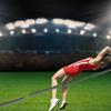 Barre transversale élastique de saut en hauteur Barre transversale en caoutchouc pour entraînement au saut en hauteur Équipement d'entraînement pour athlètes débutants
