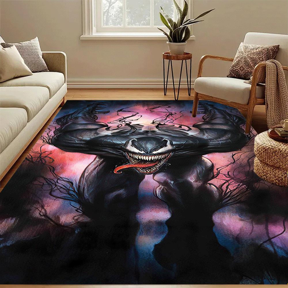 1 Stück Venom Teppich, Schlafzimmer und Spielzimmer, Langlebig, Fleckenresistent und Leicht zu Reinigen, Wohnzimmer