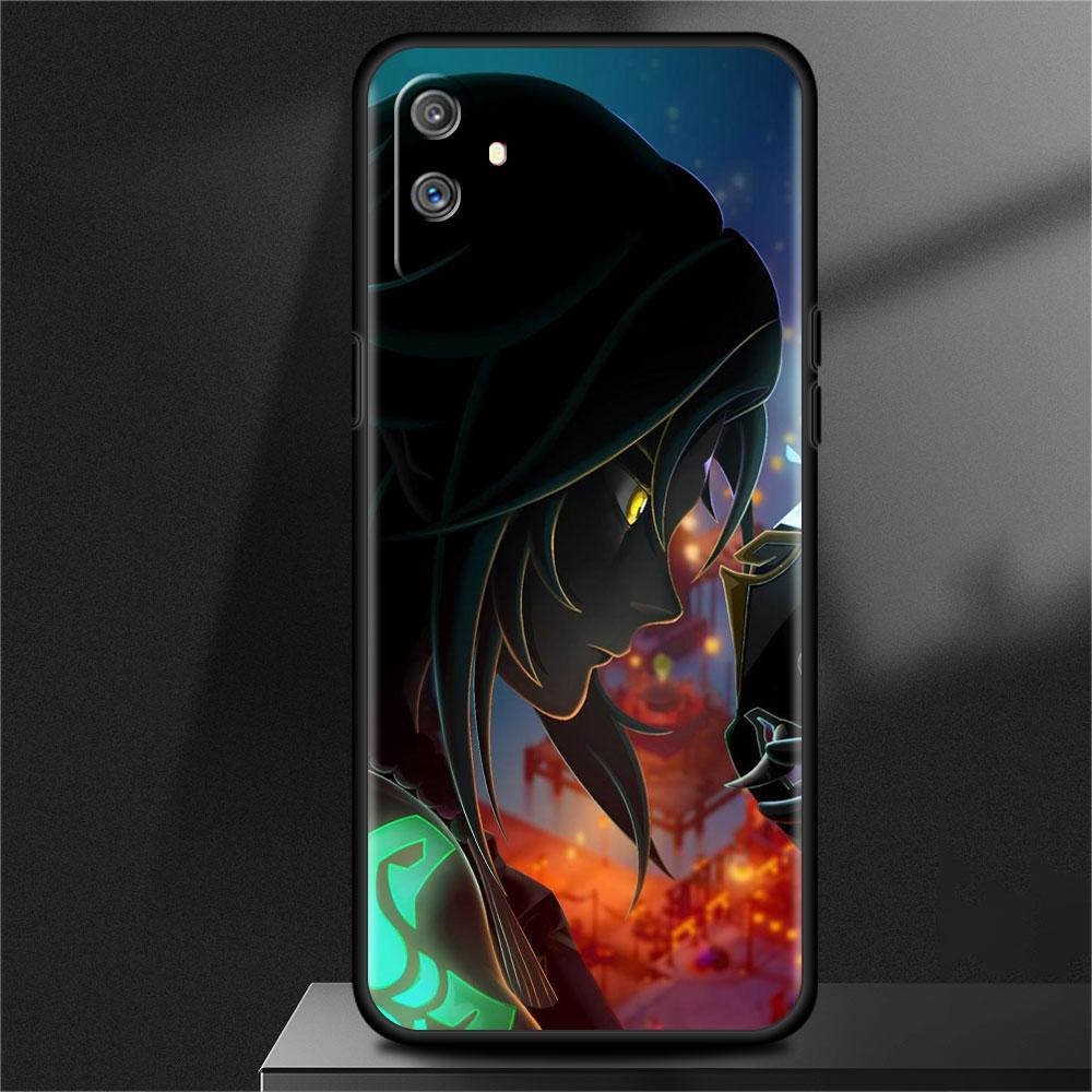 Custodia Morbida Per Oppo Realme 8 C21Y C21 GT Neo 2 Pro 3 7 9 Pro 8i 6 C11 9i C35 C15 Master C12 C3 Cover per Telefono Genshin Impact Funda