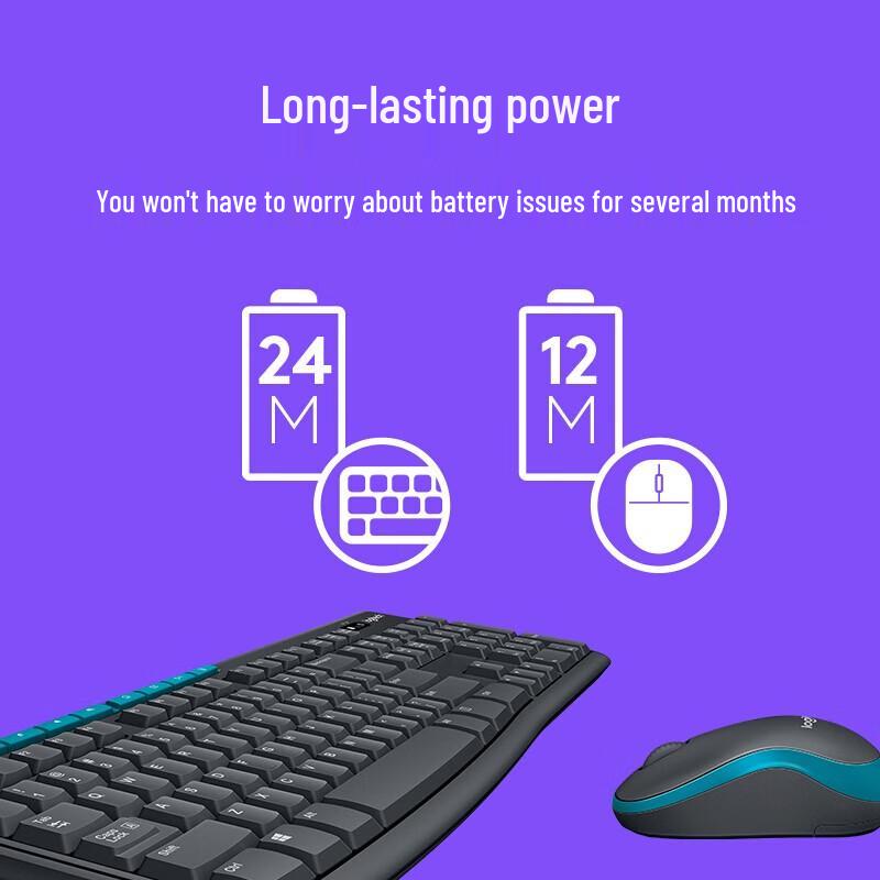 Logitech MK275 Kabellose Tastatur und Maus in voller Größe
