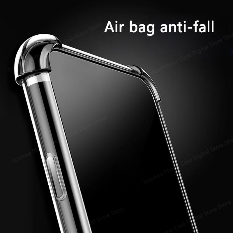 Husă pentru telefon îngroșată Airbag, rezistentă la șocuri, transparentă, moale, din TPU, pentru carcasă OnePlus Nord 2 5G Husă din spate transparentă 6,43" DN2101DN2103 funda