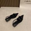 Summer High Heel Women Sandals Fashion Pointed Toe Singbacks Shoes Ladies Elegant Party Dress Sandalias