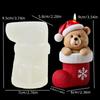 Elegant Fox Shape Candle Mold Silicone Mold Cute Eyes Closed Little Fox Scented Candle Mould Cute Fox Resin Plaster Cement MoldS