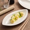 Irregular Ceramic Plate Creative Sushi Plate Dessert Snack Plate Molecular Cuisine Display Plates Hotel Featured Tableware