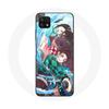 Case for Samsung Galaxy A22 5G Tanjiro and Nezuko Demon Slayer Kimetsu No Yaiba Anime