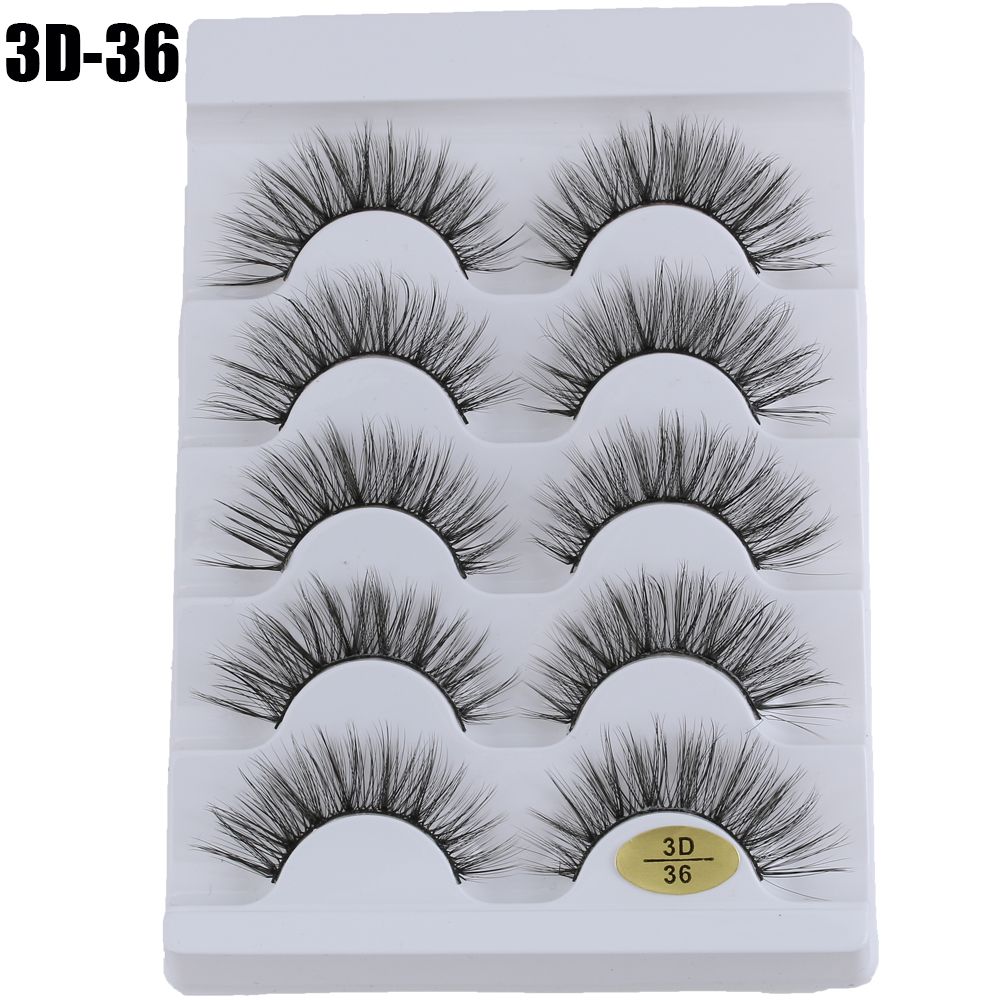 Multi-styles Fluffy Multilayers Eye Lash Extension Criss-cross False Eyelashes 3D Faux Mink Hair