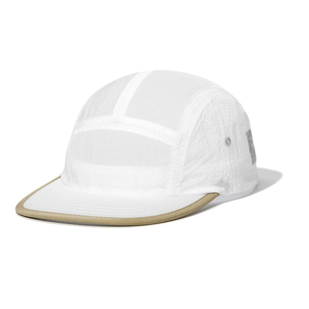 Casual Japanese Style Flat Brimmed Baseball Cap Soft Top Breathable Sun Visor Cap Solid Color Adjustable Hip-hop Hat Unisex