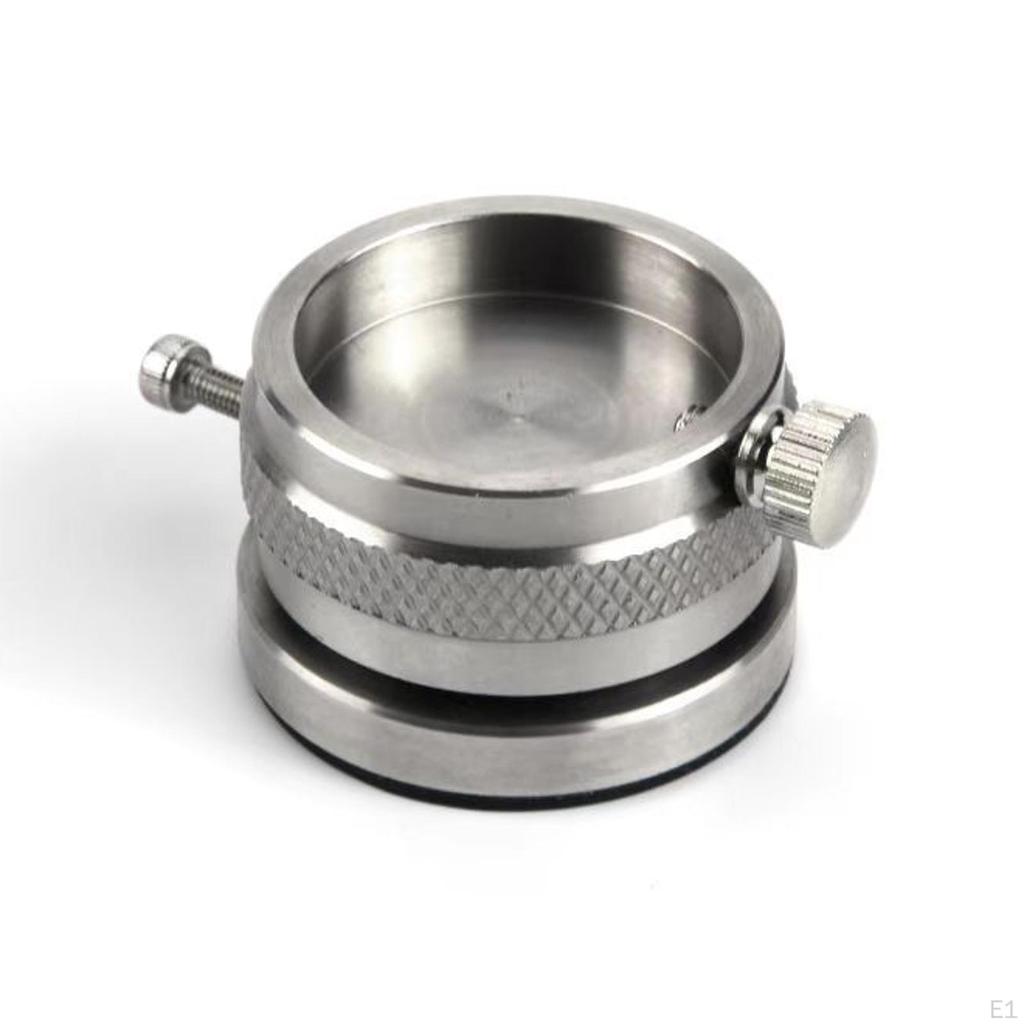 Watch Movement Holder Rotatable Base Stainless Steel Sturdy Repair Tool Seat