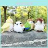 Brinquedo de Pelúcia Animal Coleção de Pássaros Pequenos Com Enchimento de Algodão PP Para Presente de Criança