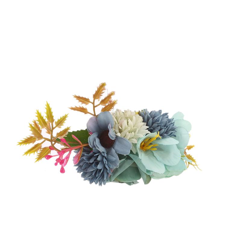 Fabric Flower Hair Combs Women Hair Clips Flora Hairpin For Wedding Bridal Hair Accessories Party Headwear