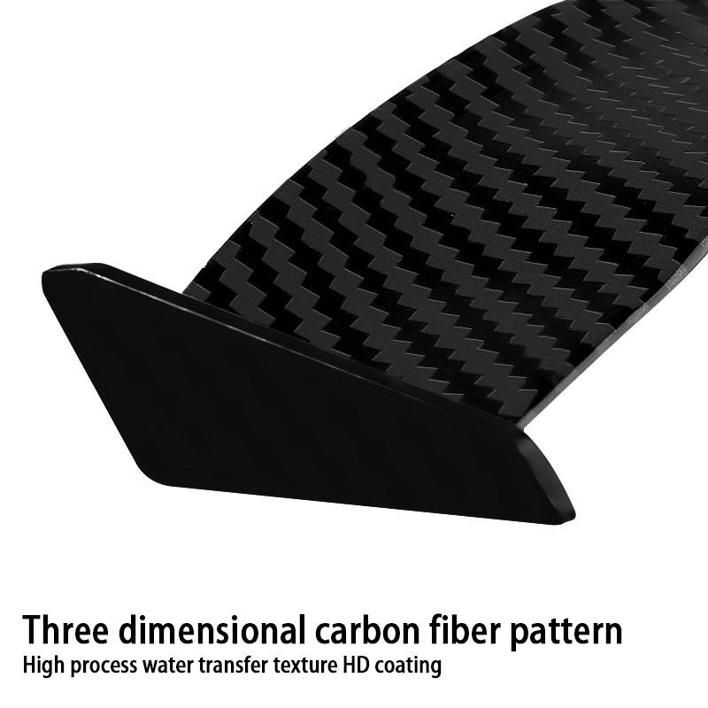 Spoiler Traseiro Mini para Carro com Aparência de Fibra de Carbono Mini Asa Decoração de Modelo Pequeno para KIA Cerato Sportage R K2 K3 K5 RIO 3 4 sorento picanto