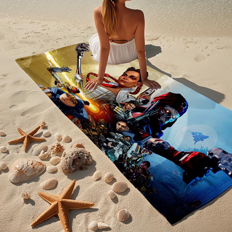 1PC Space Explorer Adventure Beach Towel - Soft, Absorbent Microfiber, Lightweight, Ideal for The Beach, Parties, Travel, Camping Fan Gifts