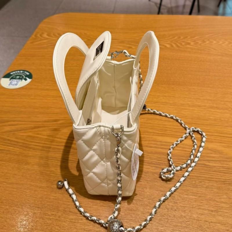 Womens Small Chain Strap Crossbody Bag With Quilted Design PU Leather Handheld Shoulder Daily Wear