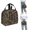 Real Tree Forest Camo Camouflage Pattern Insulated Lunch Bag for Women Children Portable Food Boxes Thermal Lunch Box Tote