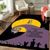 1 pièce Tapis Jack Skellington Tapis de zone Tapis antidérapant Lavable à la main Tapis de sol Convient pour Salon Chambre Décoration de maison Décoration de pièce