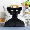 MMob Psycho  Cushion Cover Washable Linen Pillowcase Soft  for Sofa Bed Cozy Home Room Decor