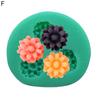 Chic Heat-resistant Food Grade Compartment Multi-grid Soft Floral Fondant Dessert Mold for Valentine's Day Candy Mold