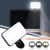 Mini Luz de Preenchimento para Selfie 3 Modos Ajustável Luz de Preenchimento para Videoconferência Recarregável Brilho Clip On Para Computador Telefone Celular