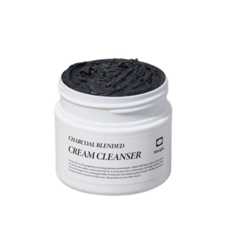 Monite Charcoal Blended Cream Cleanser, 100g, 1 Pcs