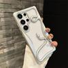 3D Snake Phone Case For Samsung Galaxy S25 Ultra S24 S23 FE S22 A56 A36 A26 A06 A16 A55 A54 A15 A14 Plating Hollow Bumper Cover