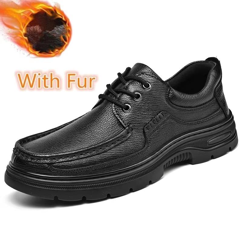 Fashion Non-Slip Business Driving Sneakers Vintage Style Genuine Leather Oxford Shoes for Men Fashion Designer Soft-soled Casual Shoes