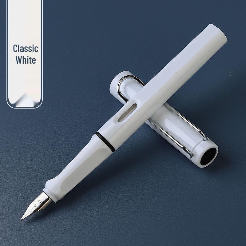 Colorful Ergonomic Fountain Pen for Students - Perfect for Writing Practice and Custom Logo Gifts