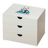 Desk Organizer with Drawer Desktop Organizer Desk Storage Box Lovely Panda Drawer Box Stationery Supplies for Home