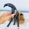 91,44 cm Viktorianischer Handgefertigter Gehstock, Gehstock mit Raben-Griff, Holzstock, Geburtstagsgeschenk, Weihnachtsgeschenk