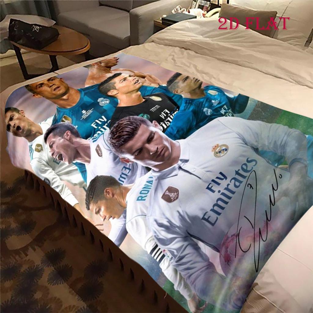 Ronaldo's Legacy Blanket Home Decor Blanket Digital Printing Christmas Gifts Nap Blanket