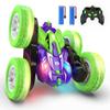 DEERC Funkgesteuertes Auto für Stunts, 360-Grad-RC-Auto, kommt mit 2 Läufen für 40, kabellose Fernbedienung, Grundschule, Mittelschule, Haushalt