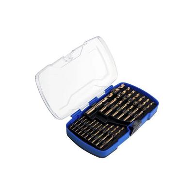 17-Piece Cobalt Drill Bit Set - Metal, Stainless Steel, High Performance