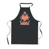 Kitchen Apron - PLANETEE - Joëlle Princesse - Breton Print - Black - 90x60 Cm