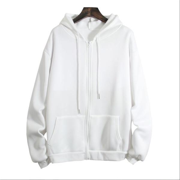 Loose Hooded Sweater Women's Autumn and Winter Plus Size Zipper Cardigan Top