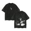 Nieuw 'Attack on Titan' Anime Print Vintage Gewassen Katoen Unisex Top