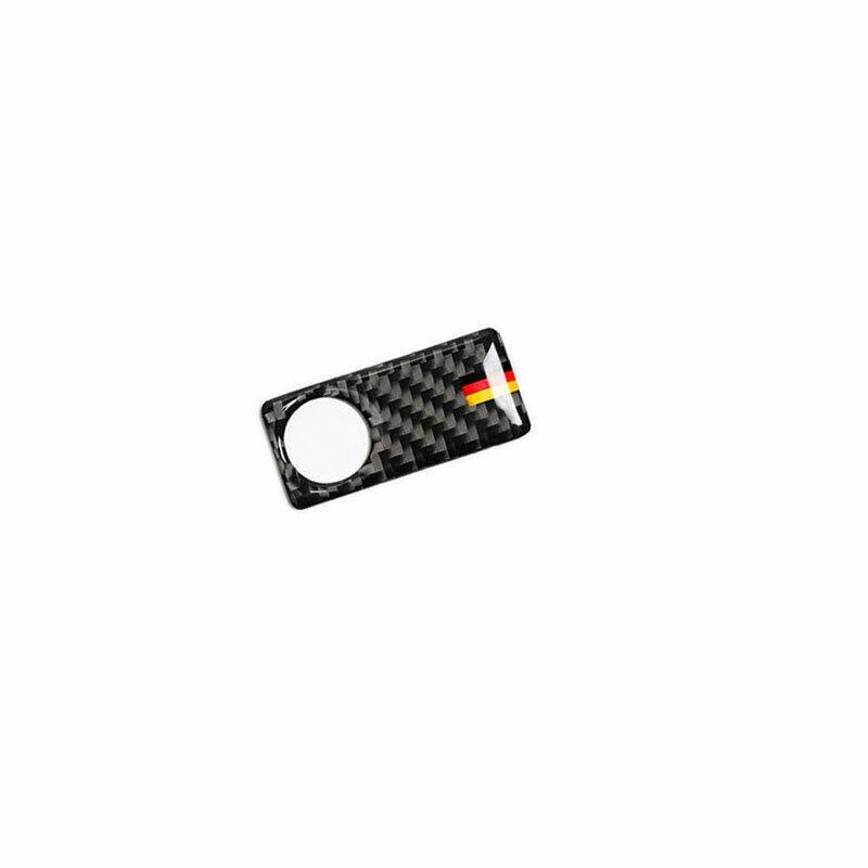For Benz E-Class 2009-2015 Real Carbon Fiber Co-Pilot Storage Box Handle Trim 1X