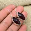 Roter Granat Edelstein Handgefertigt 925 Sterling Silber Schmuck Wunderschöne Ohrringe Geschenk für die Liebe
