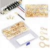M6-M10 Ring Terminal Set – 300 Pieces In Case | Brass Connectors | High Electrical Conductivity