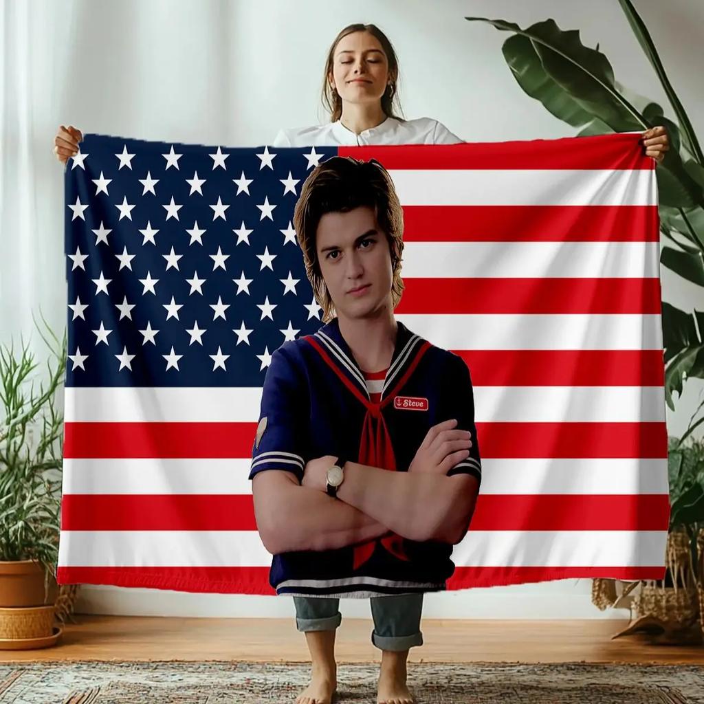 Joe Keery Inspired Thin Throw Blanket for Nap Sofa Bed Perfect Gift for Friends Family