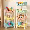 Chariot de rangement de jouets, étagère de rangement de collations, organisateur d'accessoires de salle de bains, organisateur de placard, rangement de cuisine