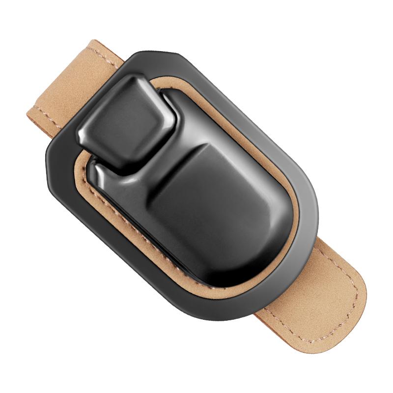 Multifunctionele Auto Zonneklep Brilclip Leer Bril Kaart Ticket Clip Zonnebrilhouder Universeel Interieur Accessoire